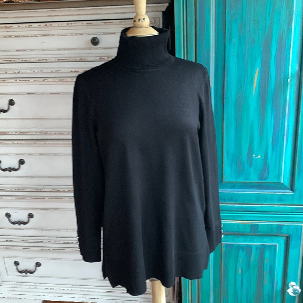 Calvin Klein turtleneck, black sweater, size extra large
